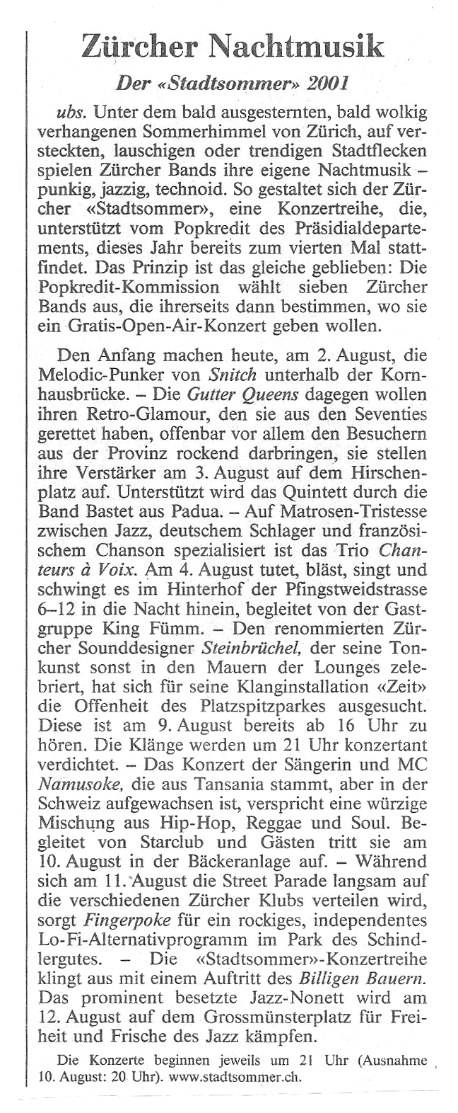 Neue Zürcher Zeitung